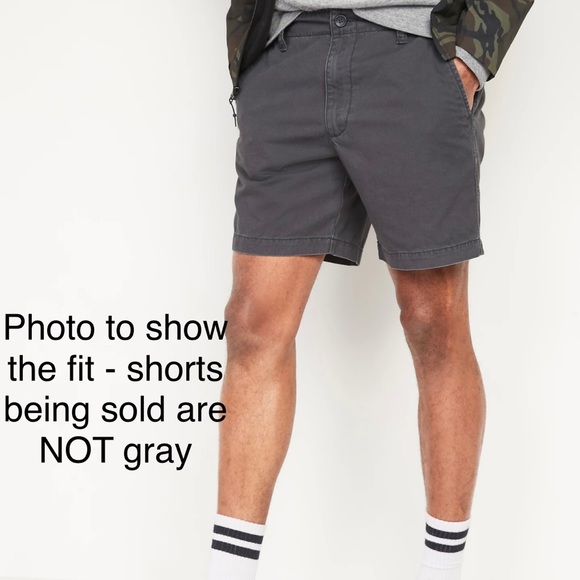 NWOT Old Navy Lived-In Straight Rust-Colored Shorts 8” Inseam - Picture 2 of 9